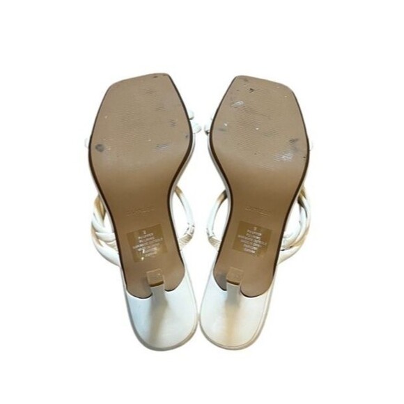 Express Women's Size 9 White Stiletto Twist Design Heels- Wedding - Formal - Picture 7 of 9